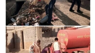 नगर पंचायत अड़भार में ग्रीष्म ऋतु को देखते हुए पानी टैंकर से पेयजल आपूर्ति एवं सफाई की हो रही समुचित व्यवस्था, भीषण गर्मी के चलते गिरते भूजल स्तर के बावजूद नगर पंचायत वार्डों में कर रहा बेहतर पेयजल आपूर्ति की व्यवस्था kshititech