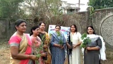 महिलाओं का दृढ़ संकल्प-- <em>महिला जागृति शाखा ने लिया वृक्षारोपण एवं पर्यावरण संरक्षण का संकल्प, विश्व पर्यावरण दिवस के मौके पर महिला सदस्यों ने रोपे पौधे,अध्यक्ष रीना ने कहा- हमारे स्वस्थ जीवन के लिए पर्यावरण संरक्षण है आवश्यक</em> महिलाओं का दृढ़ संकल्प-- <em>महिला जागृति शाखा ने लिया वृक्षारोपण एवं पर्यावरण संरक्षण का संकल्प, विश्व पर्यावरण दिवस के मौके पर महिला सदस्यों ने रोपे पौधे,अध्यक्ष रीना ने कहा- हमारे स्वस्थ जीवन के लिए पर्यावरण संरक्षण है आवश्यक</em> kshititech