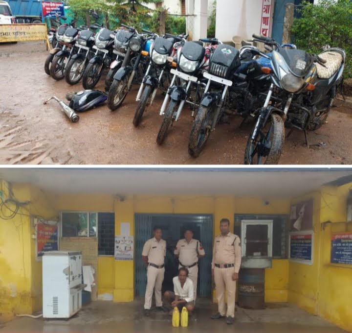 <em>शक्ति जिला पुलिस की बड़ी सफलता-- अड़भार चौकी में 10 मोटरसाइकिल के साथ सरगना गिरोह के 04 चोर गिरफ्तार, डभरा-नगरदा में अवैध शराब के मामले हुए दर्ज</em> <em>शक्ति जिला पुलिस की बड़ी सफलता-- अड़भार चौकी में 10 मोटरसाइकिल के साथ सरगना गिरोह के 04 चोर गिरफ्तार, डभरा-नगरदा में अवैध शराब के मामले हुए दर्ज</em> kshititech
