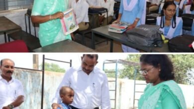 <em>IAS नूपुर-IPS अहिरे ने किया जिले के स्कूलों में निरीक्षण,प्रशासनिक- पुलिस अधिकारियों ने शिक्षा को लेकर बच्चों से करी चर्चा, मतदान केंद्रों का भी किया निरीक्षण</em> kshititech