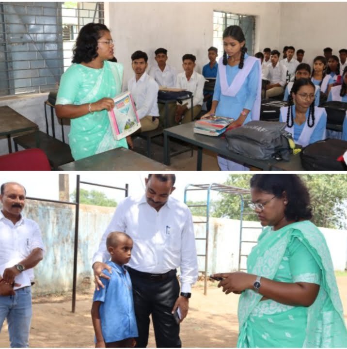 <em>IAS नूपुर-IPS अहिरे ने किया जिले के स्कूलों में निरीक्षण,प्रशासनिक- पुलिस अधिकारियों ने शिक्षा को लेकर बच्चों से करी चर्चा, मतदान केंद्रों का भी किया निरीक्षण</em> kshititech