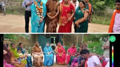 <em>डोंगिया-सुलोनी वाले गबेल दंपत्ति ने किया जशपुर घराने की बहू रानी के क्षेत्रीय आगमन पर आत्मीय स्वागत, जनपद सदस्य रामकुमार गबेल ने कहा- बहु रानी सदैव क्षेत्रवासियों के सुख- दुख में रही है सहभागी, संयोगिता का बाजे गाजे के साथ किया गया स्वागत, जनपद सदस्य रामकुमार गबेल एवं गीता गबेल रहे मौजूद</em> kshititech