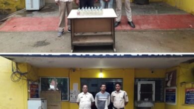 अवैध शराब पकड़ने में मस्त डभरा पुलिस-- <em>जिला पुलिस अधीक्षक के मार्गदर्शन में डभरा पुलिस ने दर्ज किए अवैध शराब के दो मामले, पुलिस टीआई कमल किशोर महतो के नेतृत्व में पुलिस सक्रिय</em> अवैध शराब पकड़ने में मस्त डभरा पुलिस-- <em>जिला पुलिस अधीक्षक के मार्गदर्शन में डभरा पुलिस ने दर्ज किए अवैध शराब के दो मामले, पुलिस टीआई कमल किशोर महतो के नेतृत्व में पुलिस सक्रिय</em> kshititech