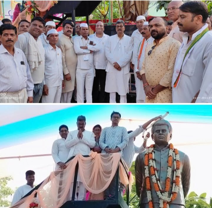 <em>नहरों की देन बिसाहूदास जी की सोच का प्रतिफल--पूज्य बाबुजी बिसाहू दास जी ने गांव, गरीब, किसानों की खुशहाली के लिए सदैव काम किया-- डॉ चरणदास महन्त, बिसाहू दास जी की 45 वीं पुण्यतिथि पर महंत ने दी पुष्पांजलि</em> kshititech