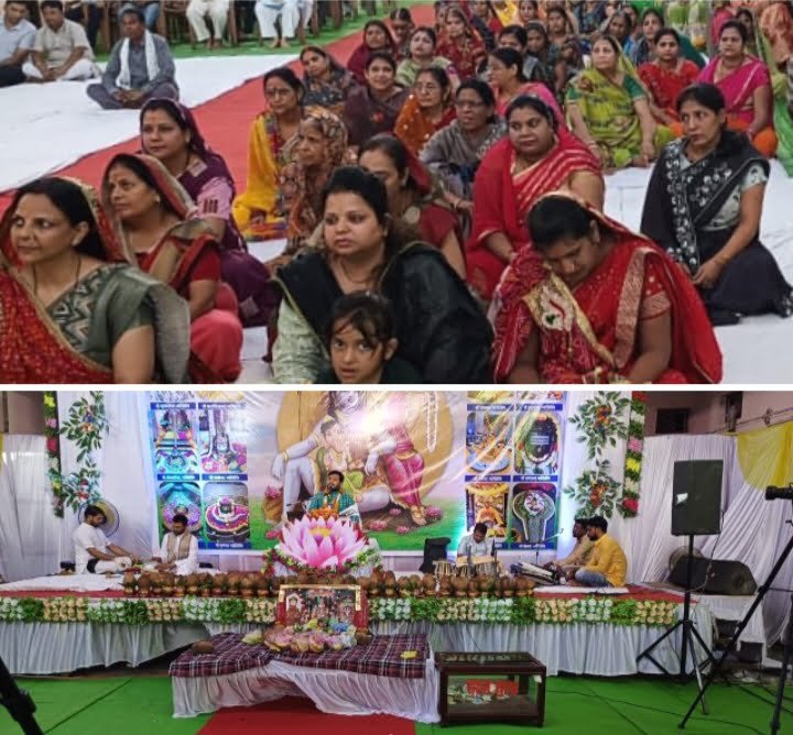 <em>नैला के अग्रसेन भवन में प्रारंभ हुई सप्त दिवसीय शिव महापुराण कथा, आचार्य कृष्णा भारद्वाज जी महाराज करा रहे भोले शंकर की महिमा का वर्णन अपनी अमृतमय वाणी से, 27 जुलाई तक होगा श्रावणी मास पर शिव महापुराण कथा का आयोजन, शिवभक्त राहुल ने दी जानकारी</em> kshititech