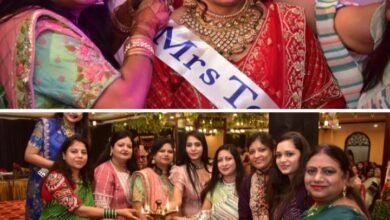 <em>रायगढ़ के अंश इंटरनेशनल में तीज उत्सव की धूम-- अखिल मारवाड़ी महिला सम्मेलन रायगढ़ का तीज उत्सव संम्पन्न, अध्यक्ष वंदना रतेरिया ने कहा उत्सव को लेकर सदस्यों का उत्साह एवं सक्रियता प्रशंशनीय, कार्यक्रम में शामिल हुए महिला सदस्य</em> kshititech