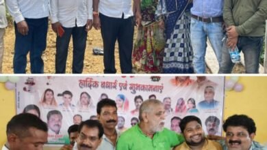 मंडी अध्यक्ष रूपनारायण साहू की सक्रियता-- <em>बाराद्वार में हुआ सूरज महंत के जन्मदिन का भव्य आयोजन,वरिष्ठ नेता गुलजार सिंह के निर्देश पर शक्ति मंडी अध्यक्ष रूपनारायण साहू ने किया कार्यक्रम,31 बूथों के कांग्रेस कार्यकर्ता जुटे कार्यक्रम में, मंडी अध्यक्ष रूपनारायण ने किया भद्रीपाली में 8 लाख की सीसी रोड का भूमि पूजन, ग्रामीणों ने कहा-- जहां पहले पैदल जाना दूभर था वहां अब महंत जी के प्रयास से बनेगी पक्की सड़क</em> मंडी अध्यक्ष रूपनारायण साहू की सक्रियता-- <em>बाराद्वार में हुआ सूरज महंत के जन्मदिन का भव्य आयोजन,वरिष्ठ नेता गुलजार सिंह के निर्देश पर शक्ति मंडी अध्यक्ष रूपनारायण साहू ने किया कार्यक्रम,31 बूथों के कांग्रेस कार्यकर्ता जुटे कार्यक्रम में, मंडी अध्यक्ष रूपनारायण ने किया भद्रीपाली में 8 लाख की सीसी रोड का भूमि पूजन, ग्रामीणों ने कहा-- जहां पहले पैदल जाना दूभर था वहां अब महंत जी के प्रयास से बनेगी पक्की सड़क</em> kshititech