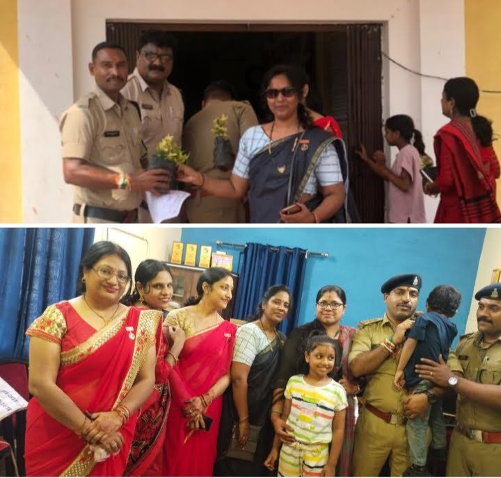 बहनों ने पुलिस थाने में मनाया रक्षाबंधन का पर्व-- <em>अखिल भारतीय मारवाड़ी महिला सम्मेलन नैला- जांजगीर शाखा ने रक्षाबंधन पर्व पर पुलिस के भाइयों को बांधी राखी, खिलाई मिठाइयां, रेखा अग्रवाल ने कहा- कोरोना कल में भी पुलिस की सेवाएं हम सभी के लिए अविस्मरणीय</em>, पुलिस के भाइयों ने भी करी बहनों की लंबी उम्र की कामना बहनों ने पुलिस थाने में मनाया रक्षाबंधन का पर्व-- <em>अखिल भारतीय मारवाड़ी महिला सम्मेलन नैला- जांजगीर शाखा ने रक्षाबंधन पर्व पर पुलिस के भाइयों को बांधी राखी, खिलाई मिठाइयां, रेखा अग्रवाल ने कहा- कोरोना कल में भी पुलिस की सेवाएं हम सभी के लिए अविस्मरणीय</em>, पुलिस के भाइयों ने भी करी बहनों की लंबी उम्र की कामना kshititech
