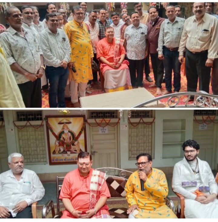 <em>पत्रकारिता के साथ ही साइंस के विद्यार्थी होने के बावजूद धर्म का रास्ता अपनाया अतुल कृष्ण भारद्वाज जी ने, शक्ति में चल रही दुबलधनिया परिवार के कथा वाचक परम पूज्य अतुल कृष्ण भारद्वाज जी की पत्रकार वार्ता, 2024 में मोदी फिर से बनेंगे प्रधानमंत्री, हिंदू राष्ट्र अवश्य बनना चाहिए</em> kshititech