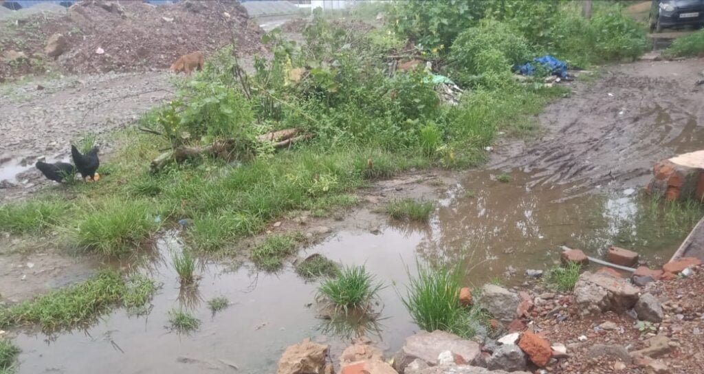 <em>65 परिवारों ने सड़क एवं नाली की दुर्दशा को लेकर कलेक्टर को सौपा ज्ञापन, आज पर्यंत तक नहीं हो पाई कोई कार्रवाई,नागरिकों का कहना उनके वार्ड में ना ही सड़क है, ना ही नाली, बरसात में कैसे करें आना-जाना</em>,बदतर स्थिति में जीवन यापन कर रहे हैं नागरिक kshititech