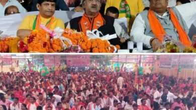 <em>चुनाव पूर्व भाजपा का बड़ा शक्ति प्रदर्शन-- बाराद्वार की परिवर्तन यात्रा में उमड़ा जन सैलाब, रेल राज्य मंत्री ने पाटिल कहा- अटल जी ने इसलिए बनाया था राज्य, की छत्तीसगढ़ का हो विकास,लेकिन वर्तमान कांग्रेस सरकार जनता को दे रही धोखा, पूर्व विधायक खिलावन साहू के नेतृत्व में सफल रही परिवर्तन यात्रा, पहली बार किसी रेल मंत्री का हुआ बाराद्वार में आगमन</em> kshititech