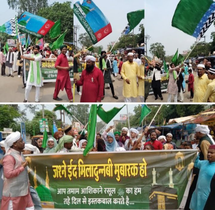 <em>ईद मिलादुन्नबी विशेष--शक्ति शहर में 28 सितंबर को जश्न-ए-ईद मिलादुन्नबी पर जुलुस-ए-मोहम्मदी निकाली गई,हुजुर नबी पैगम्बर मुहम्मद सल्लल्लाहु अलैहि वसल्लम की मुए मुबारक की जियारत जामा मस्जिद सक्ती मे करवाई गई</em>, शक्ति के विभिन्न संगठनों ने किया जुलूस का स्वागत <em>ईद मिलादुन्नबी विशेष--शक्ति शहर में 28 सितंबर को जश्न-ए-ईद मिलादुन्नबी पर जुलुस-ए-मोहम्मदी निकाली गई,हुजुर नबी पैगम्बर मुहम्मद सल्लल्लाहु अलैहि वसल्लम की मुए मुबारक की जियारत जामा मस्जिद सक्ती मे करवाई गई</em>, शक्ति के विभिन्न संगठनों ने किया जुलूस का स्वागत kshititech