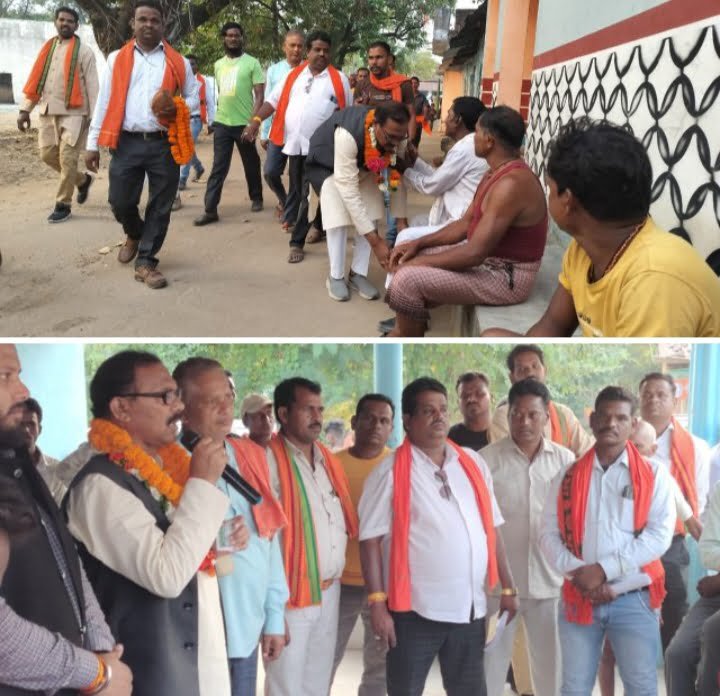 <em>30 अक्टूबर को जैजैपुर विधानसभा क्षेत्र के गांवो में पहुंचे भाजपा प्रत्याशी कृष्णकांत चंद्रा, ग्रामीणों ने किया बैंड बाजे के साथ आत्मीय स्वागत</em>, कृष्णकांत ने कहा-- भाजपा की सरकार बनने पर विधानसभा क्षेत्र का होगा तेजी से विकास kshititech