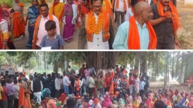 31 अक्टूबर को <em>बम्हनीनडीह-बिर्रा पहुंचे कृष्णकांत चंद्रा के समर्थन में बसपाइयों ने थामा भाजपा का दामन, कृष्णकांत चंद्रा ने कहा--जैजैपुर विधानसभा में भाजपा के पक्ष में हैं पूरा जन समर्थन</em>, क्षेत्र के भाजपा नेता एकजुट होकर कर रहे कृष्णकांत चंद्रा के पक्ष में कार्य kshititech