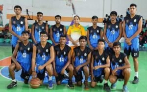 खेल विशेष--<em>दिल्ली पब्लिक स्कूल राजनांदगांव एवं युगांतर पब्लिक स्कूल राजनांदगांव की बालक बास्केटबाॅल टीम ने सीबीएसई नेशनल बास्केटबॉल प्रतियोगिता के सेमीफाइनल में प्रवेश किया</em> kshititech