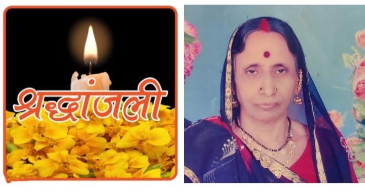 <em>शक्ति के भाजपा नेता भरत पटेल की माताजी द्रोपती पटेल का हुआ निधन, 5 नवंबर को दोपहर होगा अंतिम संस्कार, शक्ति के शरद आर्ट के संचालक हैं भरत पटेल</em> kshititech