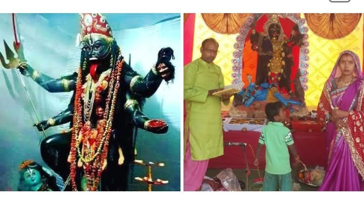 <em>नगर पंचायत अड़भार के हरदी में हुआ सार्वजनिक काली पूजा का आयोजन, नवदीत नव काली मां समिति द्वारा की गई पूजा- अर्चना</em>, निर्देश तिवारी ने कहा-मोहल्लेवासी मां काली की कर रहे आराधना, समिति के प्रथम वर्ष का है आयोजन kshititech