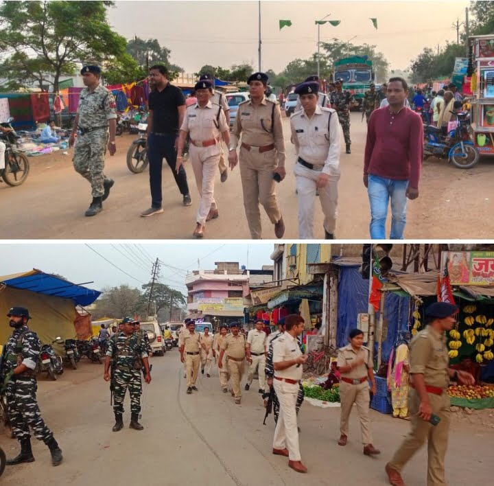 <em>जिले के एसपी अहीरे ने करी शांतिपूर्ण मतदान की अपील, जिले के सभी थाना क्षेत्र में पुलिस ने निकाला फ्लैग</em> मार्च,<em> एडिशनल एसपी गायत्री सिंह एवं अंजली गुप्ता के मार्गदर्शन में हुआ फ्लैग मार्च,सक्ति में टी आई विवेक शर्मा तो वहीं डभरा थाने में नरेंद्र यादव भी रहे मौजूद,</em> <em>जिले के एसपी अहीरे ने करी शांतिपूर्ण मतदान की अपील, जिले के सभी थाना क्षेत्र में पुलिस ने निकाला फ्लैग</em> मार्च,<em> एडिशनल एसपी गायत्री सिंह एवं अंजली गुप्ता के मार्गदर्शन में हुआ फ्लैग मार्च,सक्ति में टी आई विवेक शर्मा तो वहीं डभरा थाने में नरेंद्र यादव भी रहे मौजूद,</em> kshititech