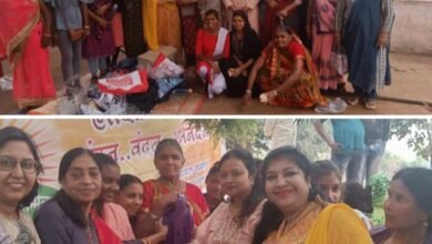 शीत ऋतु में सेवा का कार्य--<em>अग्रवाल महिला सम्मेलन शक्ति जिला इकाई ने मां वैष्णो देवी मंदिर में किया जरूरतमंदों को गर्म कपड़ों एवं खाद्यान्न सामग्रियों का वितरण, जिला अध्यक्ष श्रीमती उषा अग्रवाल ने कहा- प्रदेश संगठन के निर्देश पर जिले के विभिन्न स्थानों पर होंगे सेवा के कार्य</em> kshititech