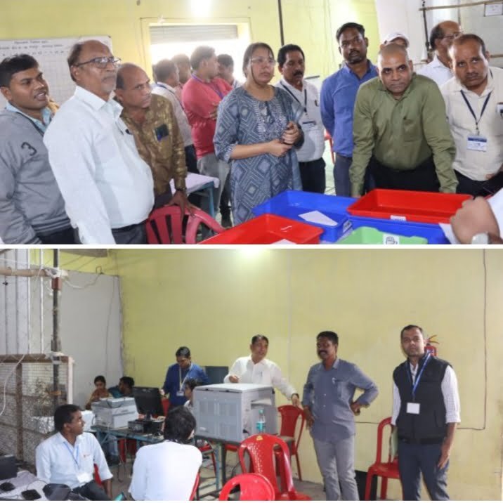 कल निकलेगी EVM से विधायक प्रत्याशियों की किस्मत-- <em>शक्ति जिला हुआ विधानसभा चुनाव की ऐतिहासिक मतगणना के लिए तैयार, प्रशासनिक अधिकारी/ कर्मचारी हुए अलर्ट, हाथों में स्मार्ट वॉच भी पहनकर अंदर नहीं जा सकेंगे काउंटिंग एजेंट</em>, कलेक्टर नूपुर के निर्देशन में पूरी टीम सजग kshititech