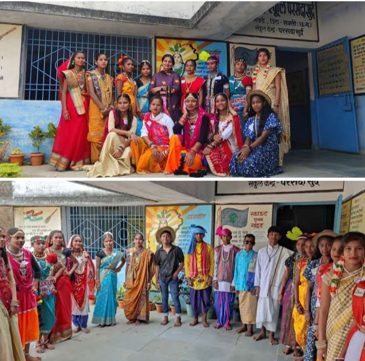 <em>शासकीय हाईस्कूल परसदा खुर्द में राष्ट्रीय भाषा उत्सव कार्यक्रम का हुआ आयोजन, भारत स्काउट गाइड के बच्चों ने दी सुंदर प्रस्तुति</em>,एक राष्ट्र-श्रेष्ठ राष्ट्र को परिभाषित किया बच्चो ने अपनी मेहनत से kshititech