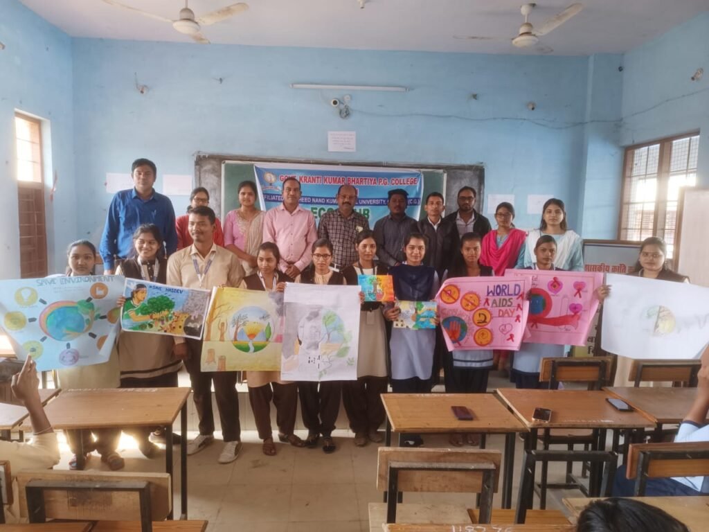 <em>जागरूकता कार्यक्रम- जेठा के शासकीय क्रांति कुमार भारतीय महाविद्यालय सरकारी कॉलेज में पर्यावरण जागरूकता कार्यक्रम एवं चित्रकला प्रतिस्पर्धा का आयोजन</em>, रचनात्मक गतिविधियों में सर्वश्रेष्ठ कॉलेज के रूप में पहचान है क्रांति कुमार भारतीय महाविद्यालय की kshititech