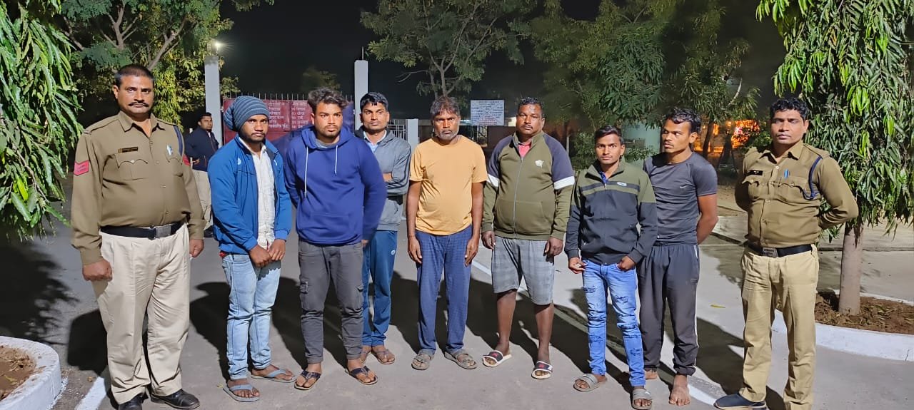 <em>भाजपा जिला अध्यक्ष के क्रेशर में घुसकर तोड़फोड़ करने तथा प्राण घातक हमला करने वाले सात आरोपियों पर पुलिस की कारवाई, सातों आरोपी भेजे गए जेल, 20 लाख की संपत्ति को आरोपियों ने पहुंचाई थी क्षति</em> kshititech