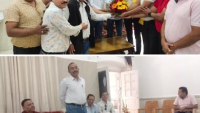 सक्ति के चेम्बर ऑफ़ कॉमर्स ने किया वरिष्ठ पुलिस अधीक्षक अहीरे के स्थानांतरण पर सम्मान समारोह, अहीरे ने कहा जिले वासियों का मिला स्नेह मेरे लिए सदैव रहेगा यादगार, शक्ति से सूरजपुर का कार्यभार देखेंगे एम आर अहीरे, सहज, सरल एवं कुशल प्रशासनिक क्षमता वाले अधिकारी के रूप में अपनी पहचान बनाई SSP श्री अहीरे ने kshititech