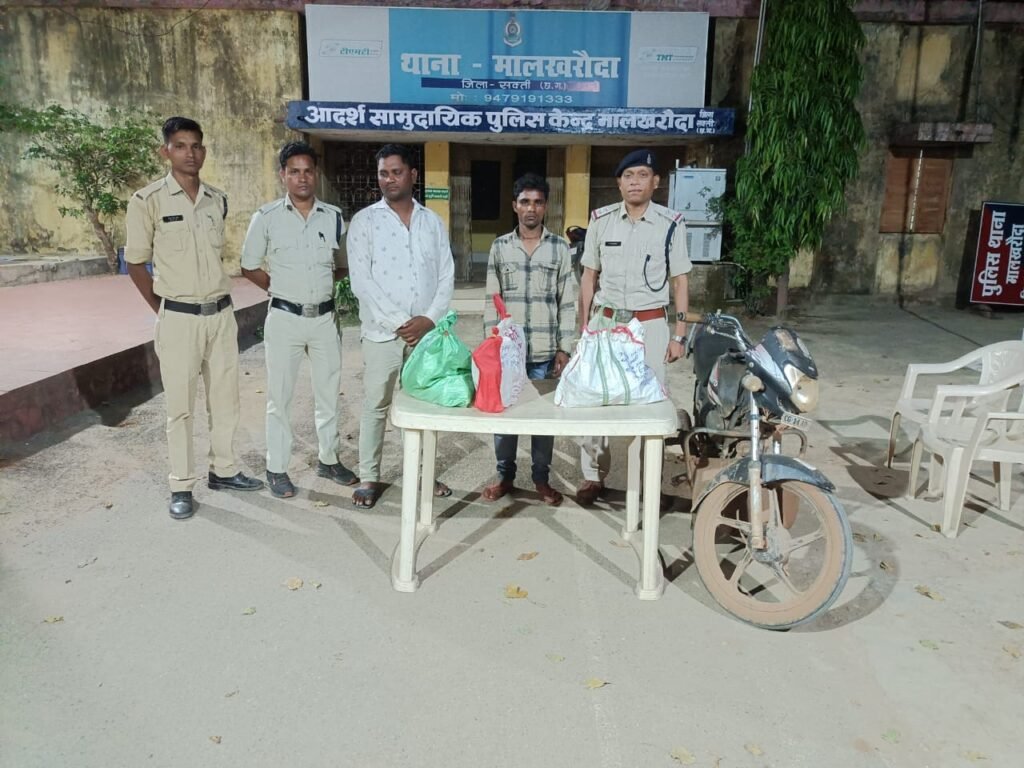मिशन अवैध शराब-मालखरौदा पुलिस ने जब्त की अवैध शराब विक्रेताओं से साढे 18 लीटर देशी एवं अंग्रेजी शराब, होली पर्व पर SP के निर्देशन में मालखरौदा टीआई का ताड़-बतोड़ छापा मिशन अवैध शराब-मालखरौदा पुलिस ने जब्त की अवैध शराब विक्रेताओं से साढे 18 लीटर देशी एवं अंग्रेजी शराब, होली पर्व पर SP के निर्देशन में मालखरौदा टीआई का ताड़-बतोड़ छापा kshititech