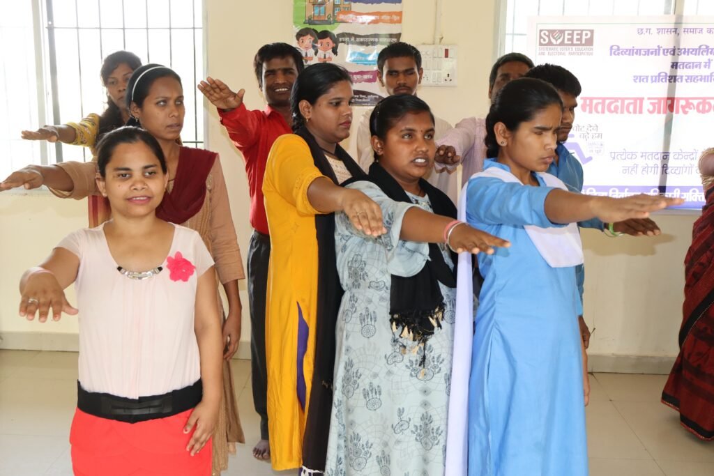 देश की सर्वोच्च संसद के चुनाव की तैयारीया- शक्ति जिले में चुनाव आचार संहिता संबंधित शिकायतों के लिए दूरभाष क्रमांक 8103469317 पर की जा सकती है शिकायत, सरकारी चुनाव कंट्रोल रूम की हुई स्थापना, जिले में दिव्यांगजन एवं थर्ड जेंडर के लिए स्वीप कार्यक्रम संपन्न kshititech