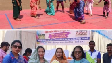 शक्ति में अंतर्राष्ट्रीय महिला दिवस पर साड़ी पहनकर महिलाओं ने किया खेल का उत्कृष्ट प्रदर्शन, शक्ति के नेहरू कॉलेज मैदान परिसर में हुआ जिला प्रशासन का आयोजन,कलेक्टर नूपुर ने किया महिलाओं का उत्साहवर्धन,खेलो में दिखाया महिलाओं ने उत्साह शक्ति में अंतर्राष्ट्रीय महिला दिवस पर साड़ी पहनकर महिलाओं ने किया खेल का उत्कृष्ट प्रदर्शन, शक्ति के नेहरू कॉलेज मैदान परिसर में हुआ जिला प्रशासन का आयोजन,कलेक्टर नूपुर ने किया महिलाओं का उत्साहवर्धन,खेलो में दिखाया महिलाओं ने उत्साह kshititech