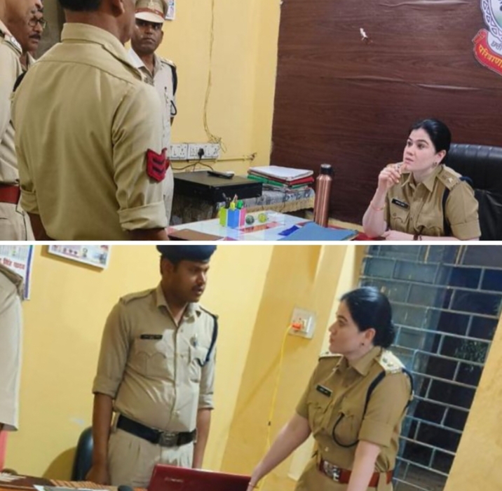 पुलिस कर्मचारियों का दुख- दर्द जाने मुखिया पहुंची उन तक- एसपी अंकिता शर्मा ने कहा अच्छा काम करोगे,तो होंगे सम्मानित,पुलिस थाना जैजैपुर का किया औचक निरीक्षण, पुलिस वालों की फरियाद सुनी मुखिया ने, अंकिता ने कहा -आम जनता के मन में पुलिस के प्रति विश्वास की भावना को और अधिक बने मजबूत पुलिस कर्मचारियों का दुख- दर्द जाने मुखिया पहुंची उन तक- एसपी अंकिता शर्मा ने कहा अच्छा काम करोगे,तो होंगे सम्मानित,पुलिस थाना जैजैपुर का किया औचक निरीक्षण, पुलिस वालों की फरियाद सुनी मुखिया ने, अंकिता ने कहा -आम जनता के मन में पुलिस के प्रति विश्वास की भावना को और अधिक बने मजबूत kshititech