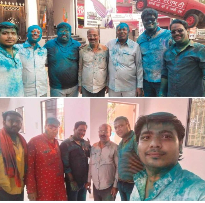 भाजपाइयों ने जमकर खेली होली- भाजपा नगर मंडल शक्ति ने किया था होली मिलन का जिला भाजपा अध्यक्ष कृष्णकांत एवं पूर्व मंत्री मेधाराम साहू भी रहे उपस्थित, मंडल अध्यक्ष अनूप अग्रवाल ने दी सभी नगर वासियों को होली पर्व की बधाई, चुनाव की थकान के बीच कार्यकर्ताओं ने भी होली मिलन में किया FILL GOOD का अनुभव kshititech