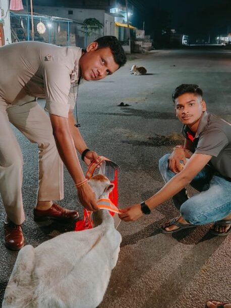 गौ वंश की रक्षा में पुलिस भी अग्रणी- सक्ति जिले के पुलिस यातायात प्रभारी महतो कर रहे गौ सेवा समिति के सदस्यों को यातायात मित्र बनकर गौवंश की दुर्घटनाओं में कमी लाने के प्रयास, गौ माताओ को रेडियम पट्टी लगाने के कार्य में हो रही सकारात्मक पहल गौ वंश की रक्षा में पुलिस भी अग्रणी- सक्ति जिले के पुलिस यातायात प्रभारी महतो कर रहे गौ सेवा समिति के सदस्यों को यातायात मित्र बनकर गौवंश की दुर्घटनाओं में कमी लाने के प्रयास, गौ माताओ को रेडियम पट्टी लगाने के कार्य में हो रही सकारात्मक पहल kshititech
