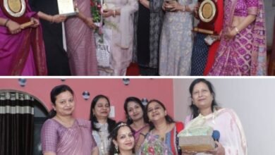 सुमन को पहनाया गया अखिल भारतीय मारवाड़ी महिला सम्मेलन शक्ति शाखा के अध्यक्ष का ताज,अरुणा अग्रवाल ने करी ताजपोशी,पूर्व प्रदेश अध्यक्ष उषा अग्रवाल की मौजूदगी में नई टीम में सचिव बनाई गई सीमा अग्रवाल तो वहीं कोषाध्यक्ष संभालेंगी संगीता केडिया,अरुणा के बेहतर कार्यकाल के लिए सदस्यो ने किया आभार व्यक्त kshititech