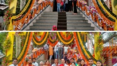 शक्ति शहर में हनुमान जन्मोत्सव पर हरेठी स्थित पंचमुखी दक्षिणमुखी हनुमान मंदिर सहित मंदिरों में लगी भक्तों की भीड़, पूजा- अर्चना कर प्रसाद का हुआ वितरण, जय बाबा बजरंगबली के श्री घोष से गुंज उठा शहर, हनुमान जी की आराधना में झूम उठे लोग, मंदिरों में हनुमान जी को लगा महाभोग का प्रसाद शक्ति शहर में हनुमान जन्मोत्सव पर हरेठी स्थित पंचमुखी दक्षिणमुखी हनुमान मंदिर सहित मंदिरों में लगी भक्तों की भीड़, पूजा- अर्चना कर प्रसाद का हुआ वितरण, जय बाबा बजरंगबली के श्री घोष से गुंज उठा शहर, हनुमान जी की आराधना में झूम उठे लोग, मंदिरों में हनुमान जी को लगा महाभोग का प्रसाद kshititech