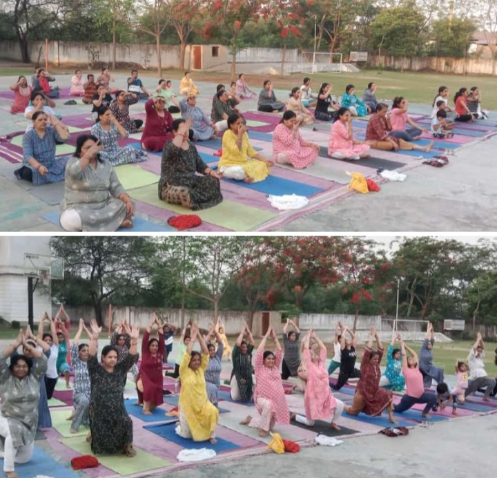 योगा, एरोबिक्स- शक्ति के जिंदल वर्ल्ड स्कूल में चल रहे निशुल्क योग प्रशिक्षण एवं एरोबिक्स शिविर में शरीर को स्वस्थ बनाने दिख रहा लोगों का उत्साह,तड़के सुबह से ही जिंदल वर्ल्ड स्कूल प्रबंधन एवं मारवाड़ी महिला जागृति शाखा दे रही प्रशिक्ष योगा, एरोबिक्स- शक्ति के जिंदल वर्ल्ड स्कूल में चल रहे निशुल्क योग प्रशिक्षण एवं एरोबिक्स शिविर में शरीर को स्वस्थ बनाने दिख रहा लोगों का उत्साह,तड़के सुबह से ही जिंदल वर्ल्ड स्कूल प्रबंधन एवं मारवाड़ी महिला जागृति शाखा दे रही प्रशिक्ष kshititech