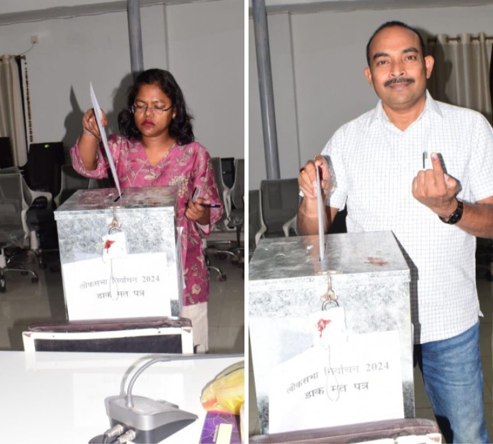 शक्ति जिले की पूर्व IAS कलेक्टर नूपुर राशि पन्ना एवं पूर्व IPS एसपी एम आर अहिरे ने कलेक्ट्रेट कार्यालय जेठा पहुंचकर किया सुविधा केंद्र में मतदान, शक्ति कलेक्टर टोपनो ने मतदान व्यवस्था का लिया जाएगा, मतदान समाप्ति से 48 घंटे पूर्व बंद रहेंगी शराब की दुकाने शक्ति जिले की पूर्व IAS कलेक्टर नूपुर राशि पन्ना एवं पूर्व IPS एसपी एम आर अहिरे ने कलेक्ट्रेट कार्यालय जेठा पहुंचकर किया सुविधा केंद्र में मतदान, शक्ति कलेक्टर टोपनो ने मतदान व्यवस्था का लिया जाएगा, मतदान समाप्ति से 48 घंटे पूर्व बंद रहेंगी शराब की दुकाने kshititech