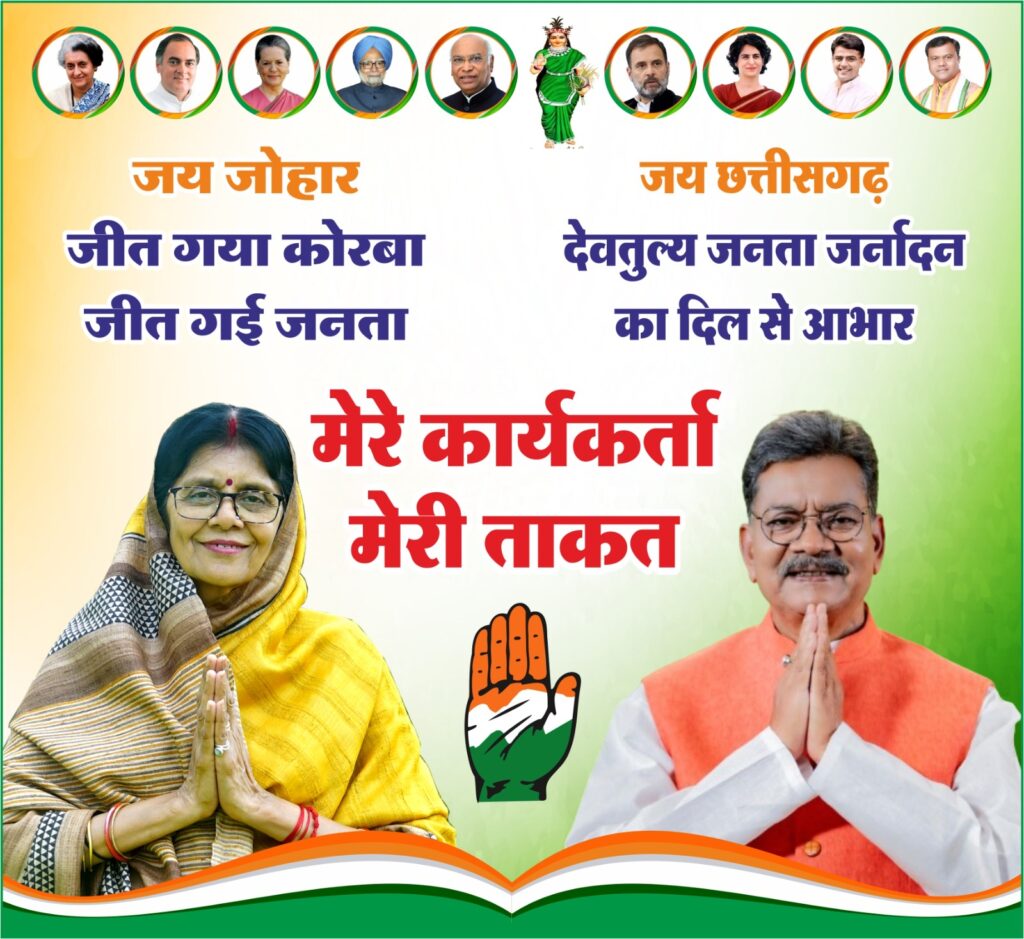 शक्ति के बेटी बन गिस सांसद-कमलेश जांगड़े की जीत पर भाजपाइयों ने मनाया जीत का जश्न, अग्रसेन चौक सहित विभिन्न स्थानों पर हुई आतिशबाजी एवं कराया गया मुंह मीठा,जीत पर कमलेश जांगड़े ने कहा- मतदाताओं के आशीर्वाद एवं कार्यकर्ताओं की मेहनत से भाजपा को मिली जीत, पहली बार शक्ति शहर से दिल्ली की लोकसभा में प्रतिनिधित्व करेगी भाजपा की महिला सांसद शक्ति के बेटी बन गिस सांसद-कमलेश जांगड़े की जीत पर भाजपाइयों ने मनाया जीत का जश्न, अग्रसेन चौक सहित विभिन्न स्थानों पर हुई आतिशबाजी एवं कराया गया मुंह मीठा,जीत पर कमलेश जांगड़े ने कहा- मतदाताओं के आशीर्वाद एवं कार्यकर्ताओं की मेहनत से भाजपा को मिली जीत, पहली बार शक्ति शहर से दिल्ली की लोकसभा में प्रतिनिधित्व करेगी भाजपा की महिला सांसद kshititech