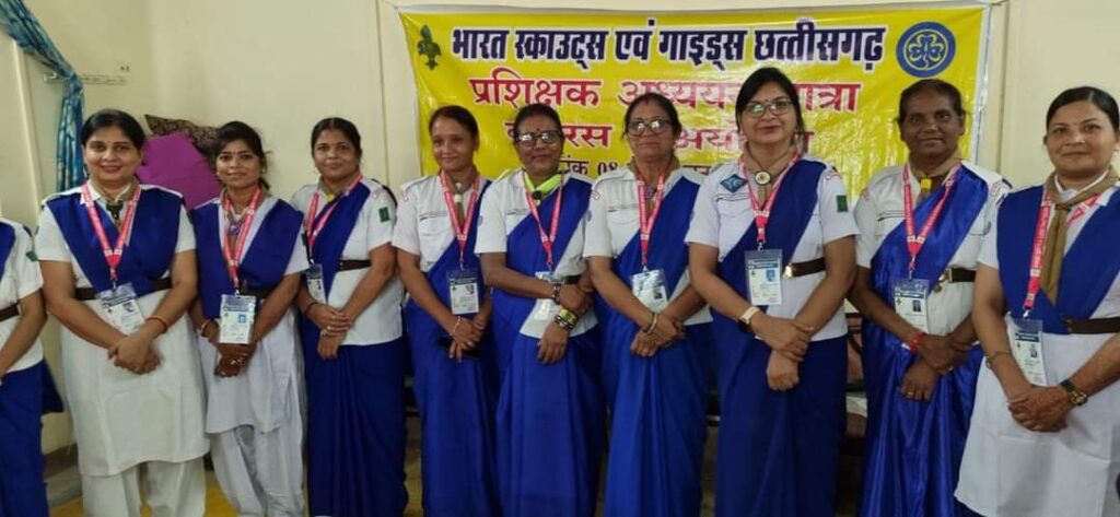 शक्ति जिले की स्काउट सचिव कमला दपी गबेल पहुंची बनारस, भारत स्काउट गाइड के ट्रेनर मीट में हुई शामिल, 8 से 12 जून तक आयोजित था कार्यक्रम, राज्य मुख्य आयुक्त सोमनाथ यादव के नेतृत्व में गई थी स्काउट की टीम शक्ति जिले की स्काउट सचिव कमला दपी गबेल पहुंची बनारस, भारत स्काउट गाइड के ट्रेनर मीट में हुई शामिल, 8 से 12 जून तक आयोजित था कार्यक्रम, राज्य मुख्य आयुक्त सोमनाथ यादव के नेतृत्व में गई थी स्काउट की टीम kshititech