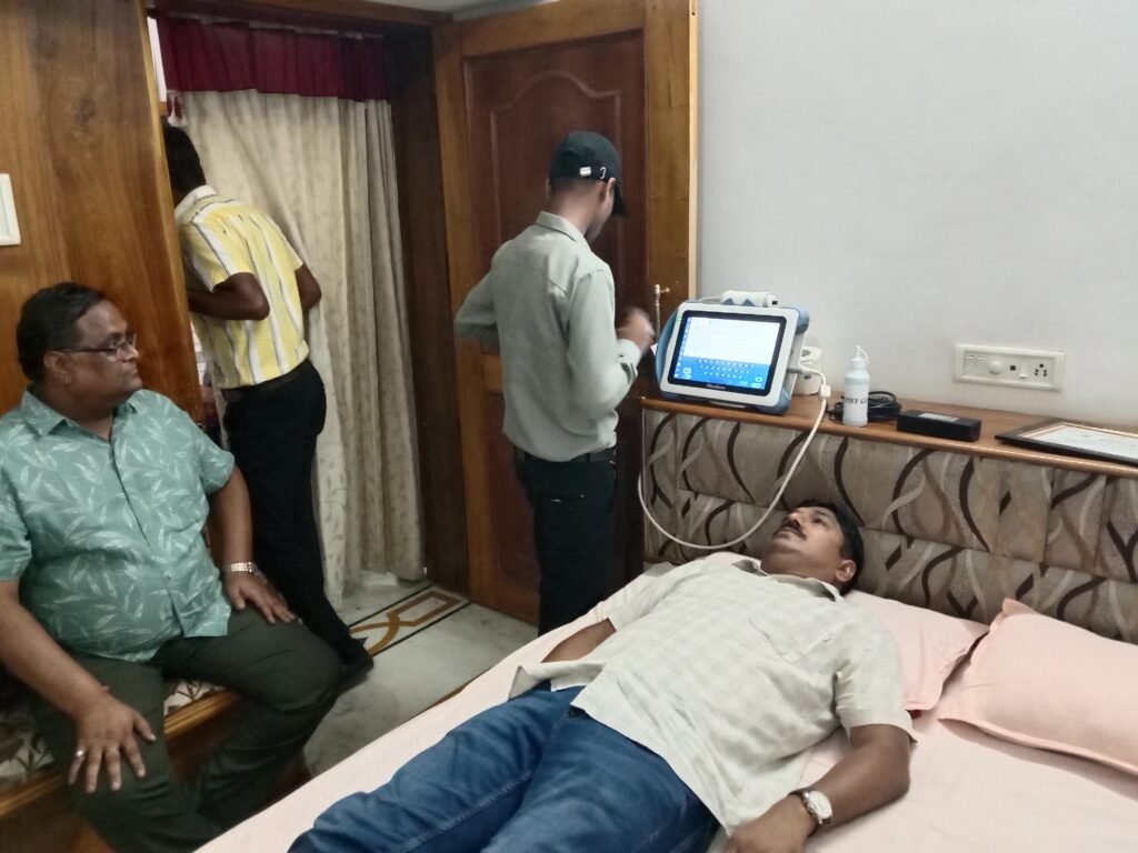 शक्ति के गिरिराज रेन बसेरा में हुआ लिवर फाइब्रो स्कैन जांच शिविर का आयोजन,अखिल भारतवर्षीय मारवाड़ी सम्मेलन की शक्ति शाखा ने किया आयोजन, छत्तीसगढ़ प्रांतीय अग्रवाल संगठन के संयोजक राजेंद्र राजू के सहयोग से हुआ कार्यक्रम, 120 लोगों की हुई जांच, छत्तीसगढ़ से विभिन्न शहरों से पहुंचे थे नागरिक kshititech