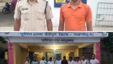 शक्ति जिला पुलिस की खबरें एक साथ- बाराद्वार पुलिस ने हत्या की नीयत से सर पर वार करने वाले आरोपी को किया गिरफ्तार,मालखरौदा पुलिस ने अवैध महुआ लहान किया जब्त एवं किया गया नष्ट, जैजैपुर पुलिस ने किया 52 परी का आनंद लेते आठ जुवाडीयो को गिरफ्तार kshititech