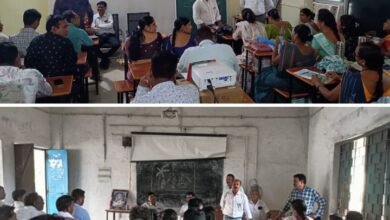 प्राइमरी स्कूल के शिक्षकों का प्रशिक्षण- शक्ति के विकासखंड शिक्षा अधिकारी के पी राठौर एवं डाइट जांजगीर से आए प्रभारी ने किया एफ एल एन प्रशिक्षण का निरीक्षण, शक्ति BEO राठौर ने कहा- प्रशिक्षण से प्राप्त जानकारी को अपने विद्यालयों में अक्षरसः बच्चों में गणित एवं शिक्षा की दक्षता लाने पर दे ध्यान प्राइमरी स्कूल के शिक्षकों का प्रशिक्षण- शक्ति के विकासखंड शिक्षा अधिकारी के पी राठौर एवं डाइट जांजगीर से आए प्रभारी ने किया एफ एल एन प्रशिक्षण का निरीक्षण, शक्ति BEO राठौर ने कहा- प्रशिक्षण से प्राप्त जानकारी को अपने विद्यालयों में अक्षरसः बच्चों में गणित एवं शिक्षा की दक्षता लाने पर दे ध्यान kshititech