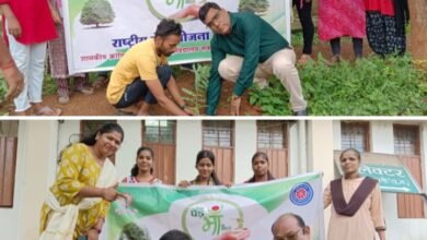 शासकीय क्रांति कुमार भारतीय अग्रणी स्नातकोत्तर महाविद्यालय में एक पेड़ मां के नाम कार्यक्रम के तहत हुआ वृक्षारोपण,राष्ट्रीय सेवा योजना के विद्यार्थियों ने किया वृक्षारोपण, विद्यार्थियों ने लिया संकल्प, वृक्षारोपण कर वृक्षों को देंगे संरक्षण kshititech