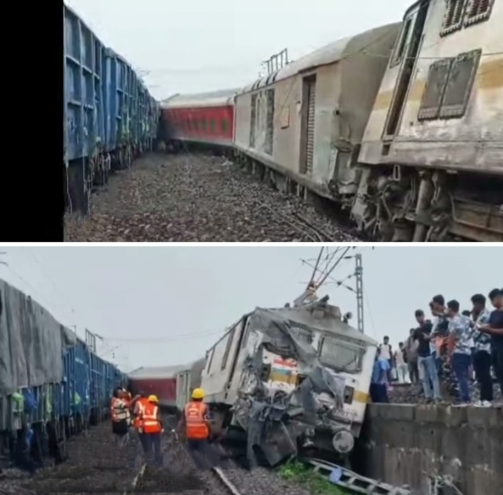 ब्रेकिंग न्यूज़- हावड़ा से मुंबई जाने वाली मेल खड़ी माल गाड़ी से टकराई-सैकड़ो यात्री हुए घायल,अनेको यात्रियों की हुई मौत, 30 जुलाई की तड़के सुबह हुई घटना ब्रेकिंग न्यूज़- हावड़ा से मुंबई जाने वाली मेल खड़ी माल गाड़ी से टकराई-सैकड़ो यात्री हुए घायल,अनेको यात्रियों की हुई मौत, 30 जुलाई की तड़के सुबह हुई घटना kshititech
