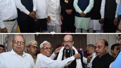 छत्तीसगढ़ के राज्यपाल रमेन डेका का अखिल भारतीय अग्रवाल संगठन ने किया सम्मान,भगवान अग्रसेन के चित्र युक्त माला एवं शाल ओढ़ाकर संगठन के राष्ट्रीय कार्यकारी अध्यक्ष सियाराम अग्रवाल ने किया सम्मान, मुख्यमंत्री साय से भी करी संगठन ने मुलाकात, अवसर था राज भवन में नए महामहिम के पदभार ग्रहण का kshititech