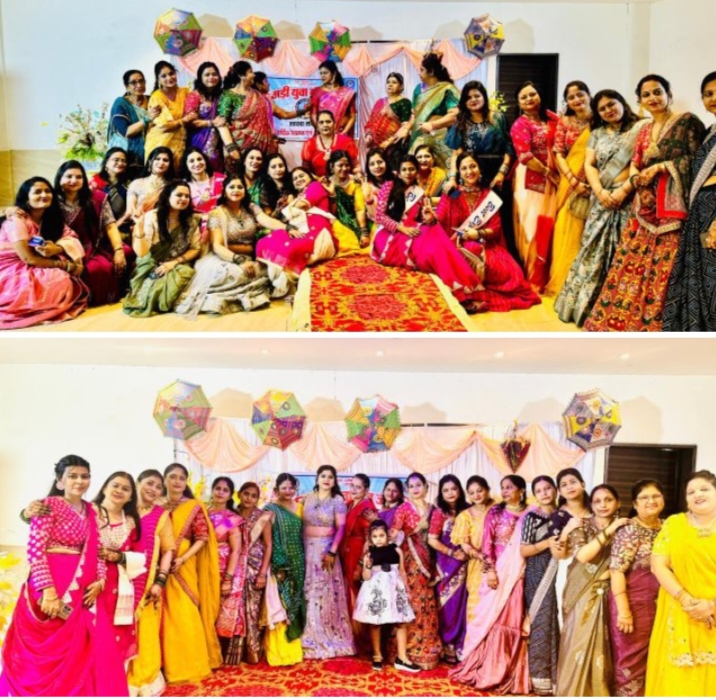 पारंपरिक परिधान में पहुंची महिलाएं- शक्ति की महिला जागृति शाखा एवं अखिल भारतीय मारवाड़ी महिला सम्मेलन में किया तीज मिलन समारोह का आयोजन- विभिन्न प्रतिस्पर्धाओं के साथ व्यंजनों के भी लगाए गए स्टॉल, पारंपरिक वेशभूषा में नजर आए पदाधिकारी, बारिश के बावजूद तीज मिलन को लेकर महिलाओं में दिखा उत्साह पारंपरिक परिधान में पहुंची महिलाएं- शक्ति की महिला जागृति शाखा एवं अखिल भारतीय मारवाड़ी महिला सम्मेलन में किया तीज मिलन समारोह का आयोजन- विभिन्न प्रतिस्पर्धाओं के साथ व्यंजनों के भी लगाए गए स्टॉल, पारंपरिक वेशभूषा में नजर आए पदाधिकारी, बारिश के बावजूद तीज मिलन को लेकर महिलाओं में दिखा उत्साह kshititech