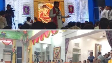 खाटू वाले का अद्भुत दरबार- शक्ति शहर की हटरी धर्मशाला में सजा बाबा श्याम का दरबार- कोलकाता के भजन गायको ने बांधा समा,झूम उठे श्याम प्रेमी, पूरा शहर गूंज उठा बाबा श्याम के जयकारों से kshititech