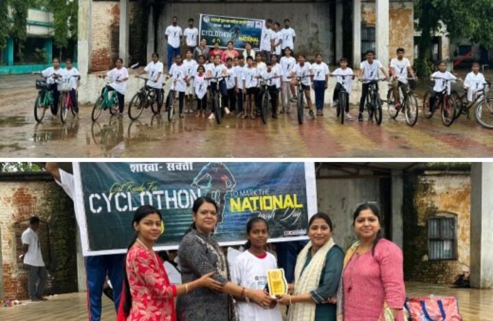 शक्ति की मारवाड़ी युवा मंच महिला जागृति शाखा ने किया साइक्लोथान 2024 का आयोजन,विजेता प्रतिभागियों को किया गया पुरस्कृत, महिला सदस्यों ने कहा- पर्यावरण संरक्षण एवं ईंधन बचाने राष्ट्रीय स्तर पर चल रहा अभियान, प्रतिभागियों ने भी राष्ट्रहित के लिए करी साइकलिंग kshititech