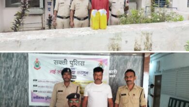 नशे के सौदागरों के खिलाफ शक्ति पुलिस की एक हफ्ते में दूसरी बड़ी कार्रवाई,बाराद्वार पुलिस ने भी बनाया अवैध शराब जप्त कर आबकारी का मामला, एसपी अंकिता शर्मा के निर्देशन में जिले की पुलिस अपराधों पर अंकुश लगाने सजग नशे के सौदागरों के खिलाफ शक्ति पुलिस की एक हफ्ते में दूसरी बड़ी कार्रवाई,बाराद्वार पुलिस ने भी बनाया अवैध शराब जप्त कर आबकारी का मामला, एसपी अंकिता शर्मा के निर्देशन में जिले की पुलिस अपराधों पर अंकुश लगाने सजग kshititech